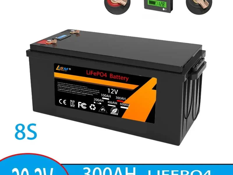 48V 24v 12v 600AH 400AH 200AH 100AH LiFePO4 Battery 16s 8s 4s Lithium Iron Phosphate Solar Energy RV Camping Batteries Tax Free