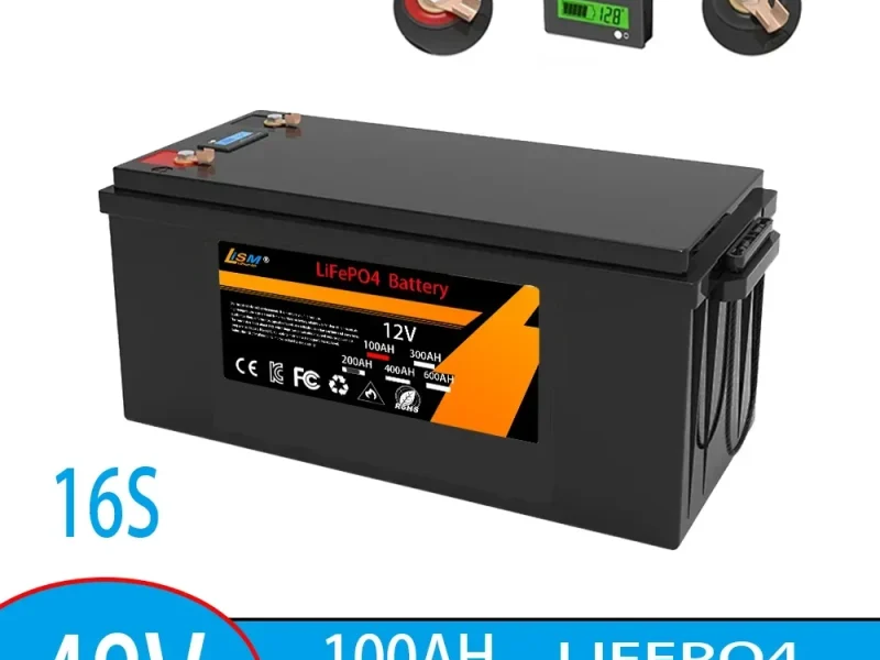 48V 24v 12v 600AH 400AH 200AH 100AH LiFePO4 Battery 16s 8s 4s Lithium Iron Phosphate Solar Energy RV Camping Batteries Tax Free
