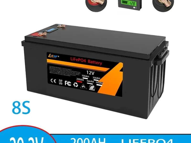 48V 24v 12v 600AH 400AH 200AH 100AH LiFePO4 Battery 16s 8s 4s Lithium Iron Phosphate Solar Energy RV Camping Batteries Tax Free