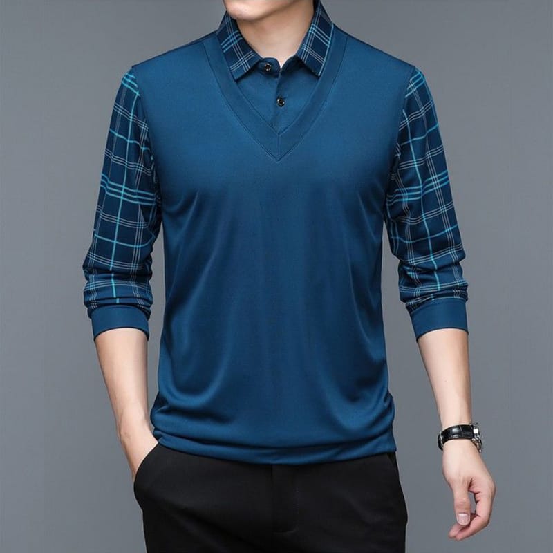 Long-Sleeve-POLO-Men-T-shirt