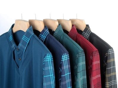 New Long Sleeve POLO Men's T-shirt Lapel Loose Stripe Bottom Fashion Casual Pullover Clothes Business Button Shirts