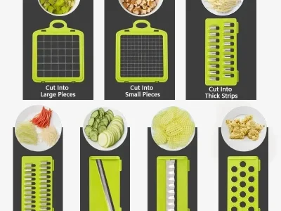 Multifunctional Grate Vegetable Food Chopper Slicer Dicer Cut Kitchen Items.