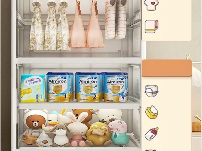 Multifunctional Large Folding Wardrobe Living Room Organizer Cabinet Thickening Storage Locker Bedside Table Folding Storage Bin