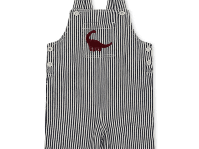 Boys and Girls Lemon dinosaur Striped Strap Shorts Baby Clothes