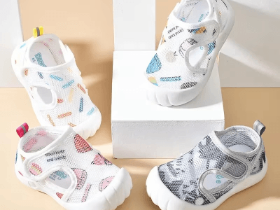 Summer Breathable Air Mesh Kids Sandals 1-4T Baby Unisex Casual Shoes Anti-slip Soft Sole First Walkers Infant Lightweight Shoes