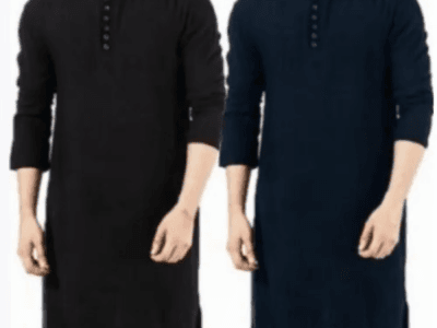 Muslim Robe Pakistan Islamic Men Clothing 2024 Arabic Style Fashion Simple Long Men's Shirt