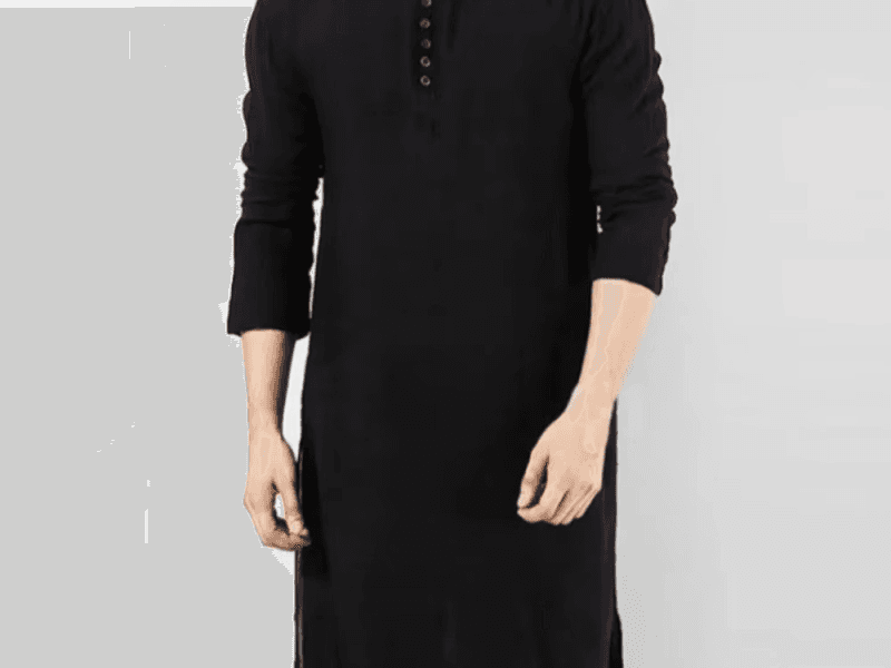 Muslim Robe Pakistan Islamic Men Clothing 2024 Arabic Style Fashion Simple Long Men's Shirt