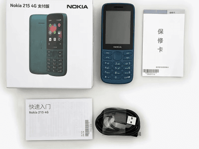 Nokia 215 4G Mobile Phone Dual SIM Cards FM Radio 1150mAh Standby Time Feature Phone with Hebrew Keyboard New And Original 100%
