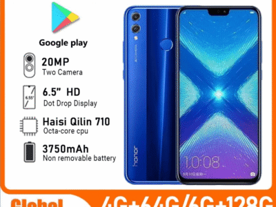 HONOR 8X Smartphone Global firmware CPU Haisi Qilin 710 6.5-inch 3750mAh rear camera 20MP used phone