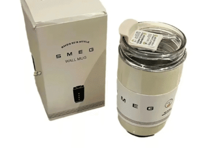 SMEG Tumbler Thermos Cup Milky Coffee Mug Insulated Water Bottle Portable Travel Stainless Steel Car Vacuum Flasks Drinking Cup