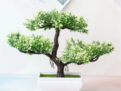 Artificial Plants Bonsai Small Tree Pot Fake Plant Flowers Potted Ornaments For Home Room Table Decoration Hotel Garden Decor