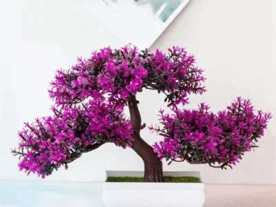 Artificial Plants Bonsai Small Tree Pot Fake Plant Flowers Potted Ornaments For Home Room Table Decoration Hotel Garden Decor