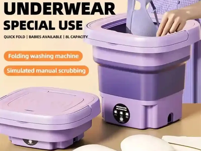 2025 Folding Washing Machine Portable Mini Dehydratable Dormitory Student Socks Underwear Panties Home Appliance Free Shipping