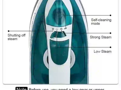 Electric Iron Portable Mini Garment Steamer Steam Iron For Clothing Iron Adjustable Ceramic Soleplate Iron For Ironing Sonifer