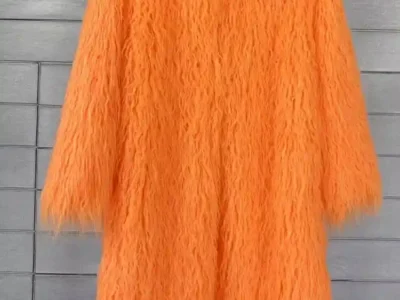 women fur coat Colorful Furry Pink lamb wool faux fur coat female Shaggy sheepskin coat winter artificial fur jacket