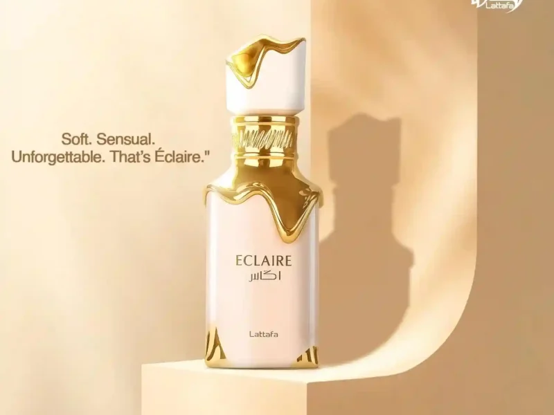 Lattafa Eclaire Eau De Parfum for Women Vanilla Caramel Sweet Floral Long Lasting Fragrance 3.4oz 100ml