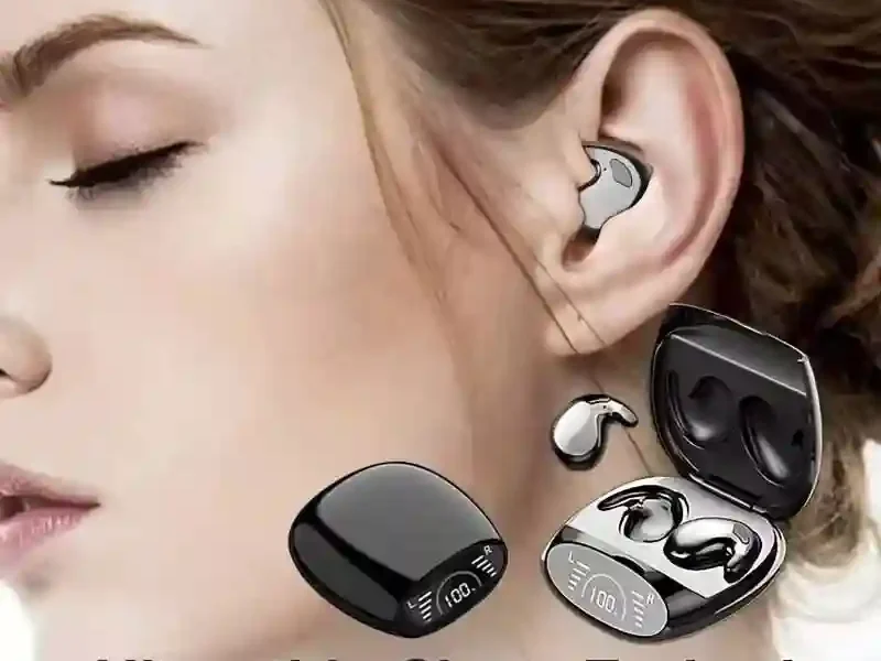 MD528 Sleep Invisible Earbuds Tiny Headphone Sport Stereo Bluetooth 5.3 Earphone Hidden Noise Cancelling Wireless Headset